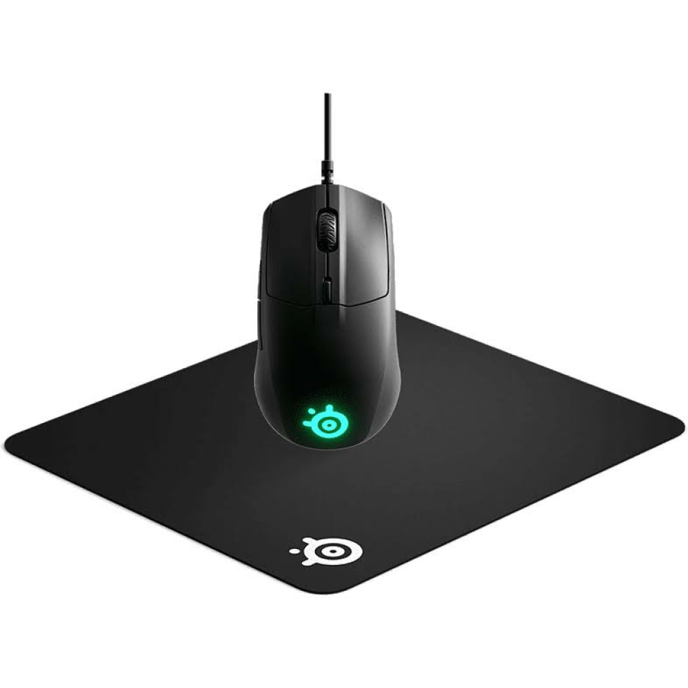 Steelseries Rival 3 Gaming Mouse Ve Qck Large Mousepad Bundle Siyah