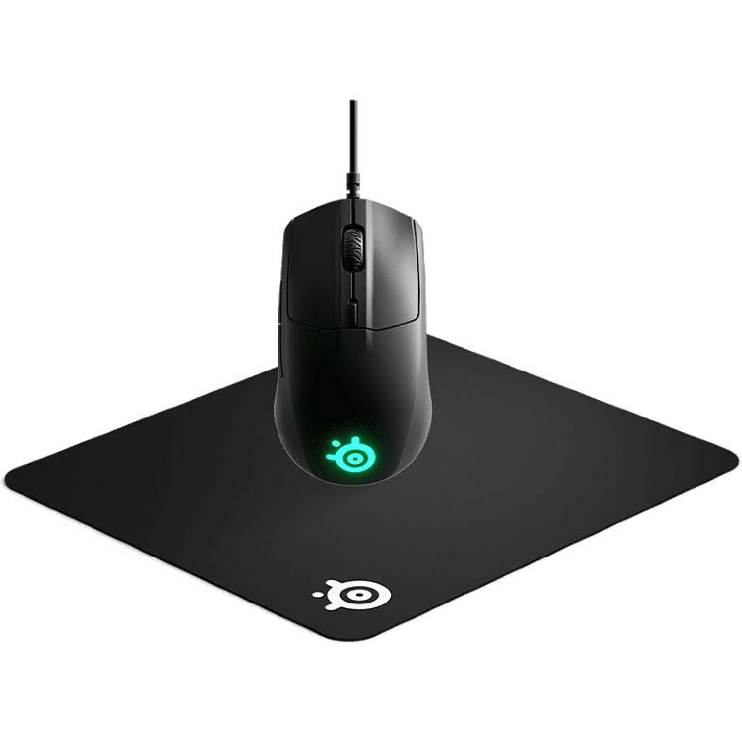 Steelseries Rival 3 Gaming Mouse Ve Qck Large Mousepad Bundle Siyah