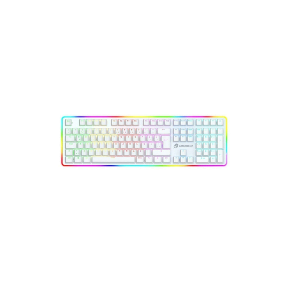 GameBooster G918 Fire Storm Beyaz RGB Red Switch Mekanik Gaming Klavye