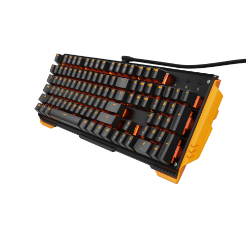 James Donkey 619S Sarı Aydınlatmalı Black/Brown Switch İng Q USB Gaming 104 Tuş Mekanik Klavye