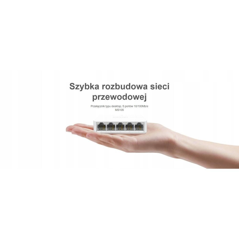 Mercusys MS105 5 Port 10/100MBPS Switch