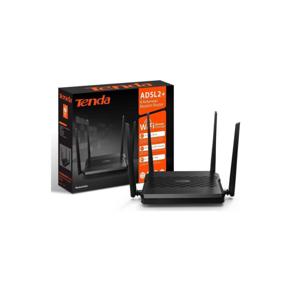 TENDA D305 300Mbps ADSL2+ Modem Router