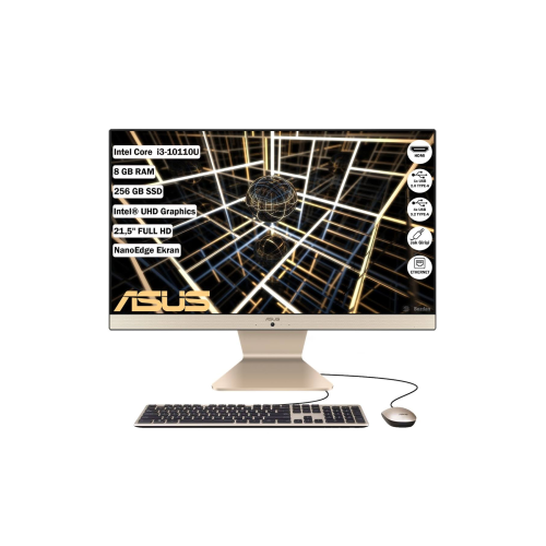 Asus V222FAK Intel Core I3 10110U 8 GB 256 GB SSD Freedos 21.5