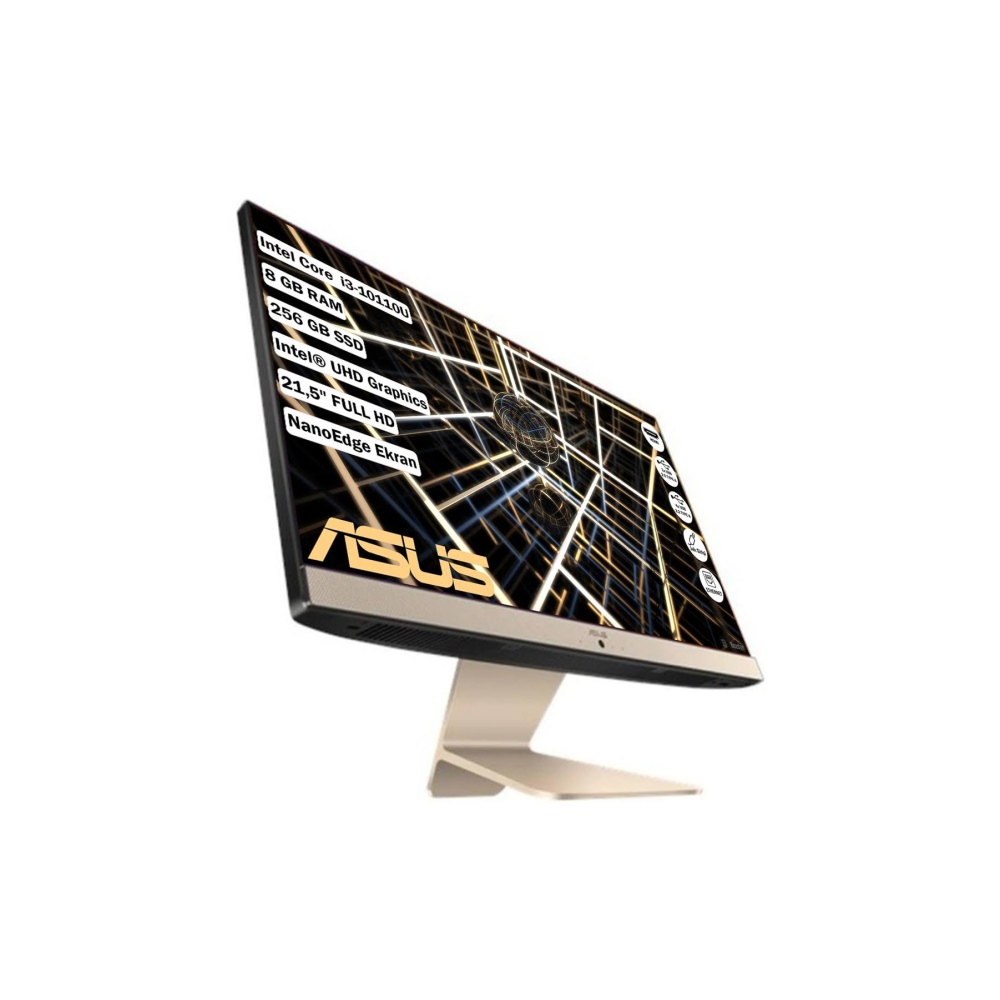 Asus V222FAK Intel Core I3 10110U 8 GB 256 GB SSD Freedos 21.5