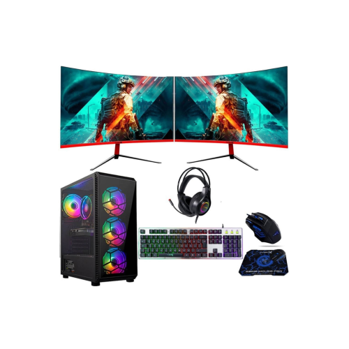 Turbox Tx1650 i7 860 16GB Ram 256GB SSD 4GB GT740 23.6'' Curved Çift Monitör Oyuncu Bilgisayarı