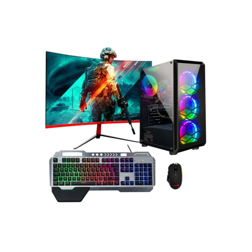 TURBOX Tx828 i7 860 16GB Ram 256GB SSD 4GB EK. 23.8\ Curved Monitör Masaüstü Oyun Bilgisayarı