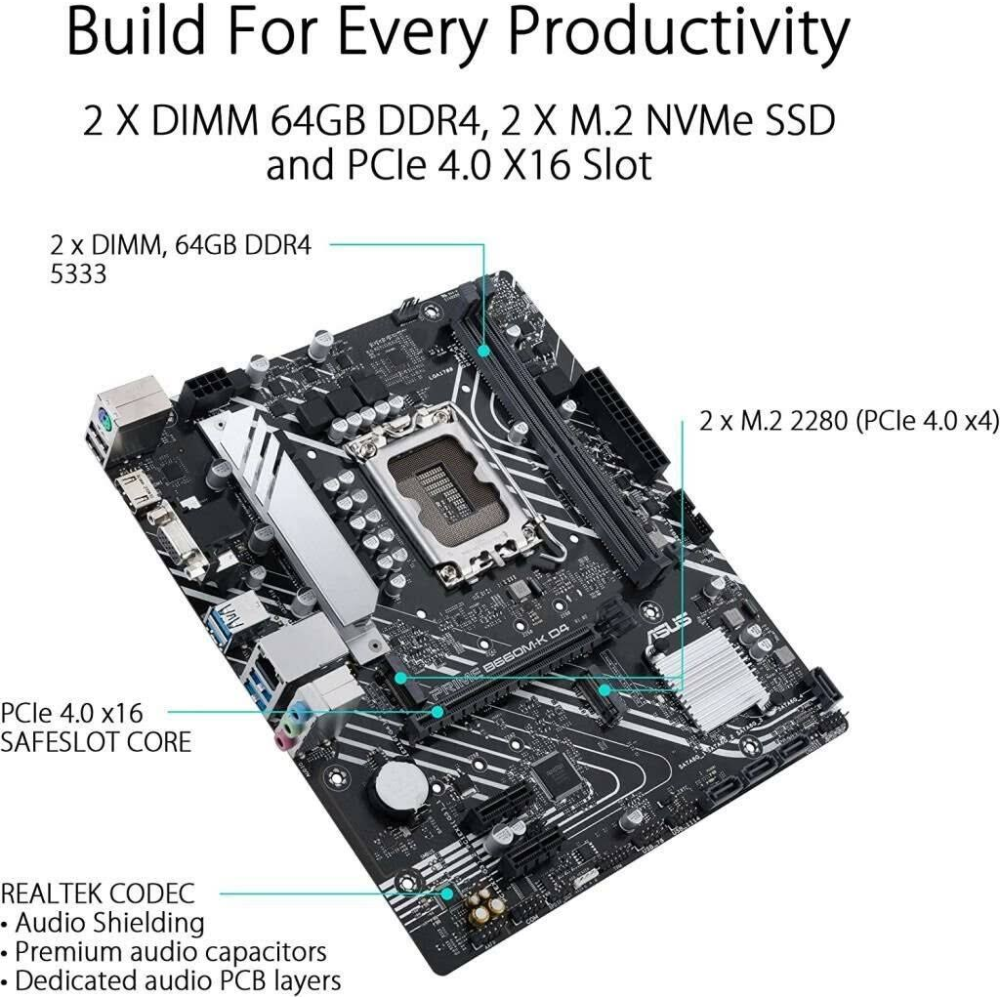 Asus Prime B660m-k D4 Ddr4 5333(oc)