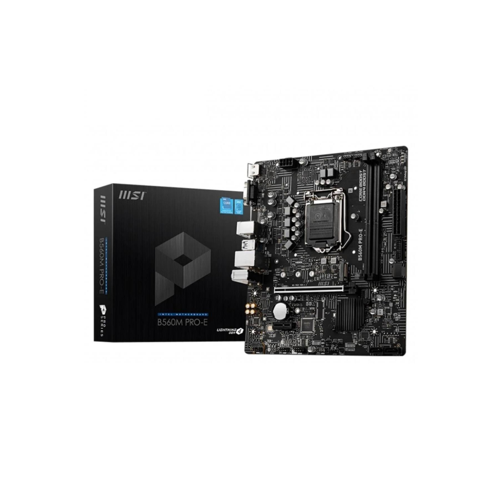 MSI B560M PRO-E 4800MHz(OC) DDR4 Soket 1200 M.2 mATX Anakart