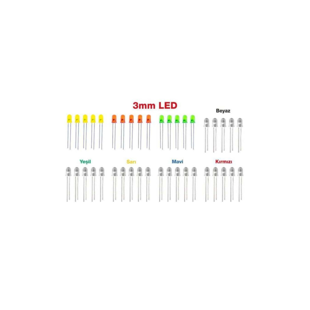 Robotistan Süper LED Paketi - 118 Parça