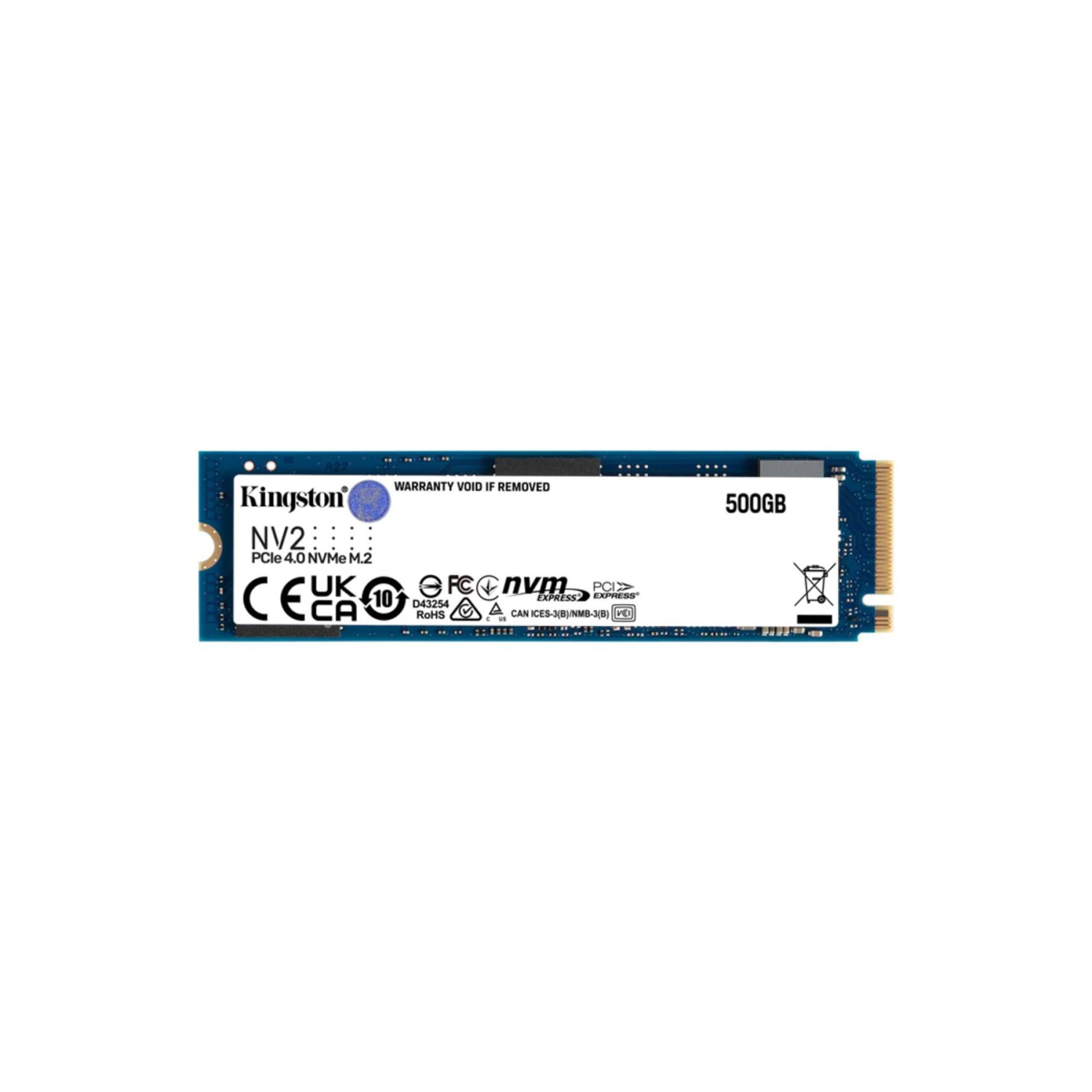 500GB KINGSTON NV2 SNV2S/500G M.2 NVMe SSD