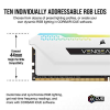 CORSAIR RAM-CMH32GX4M2D3600C18W VENGEANCE RGB PRO SL 32GB (2x16GB) DDR4 DRAM 3600MHz C18 Memory Kit – White