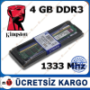Kingston 4gb 1333mhz Ddr3 Ram (kvr1333d3n9/4g)