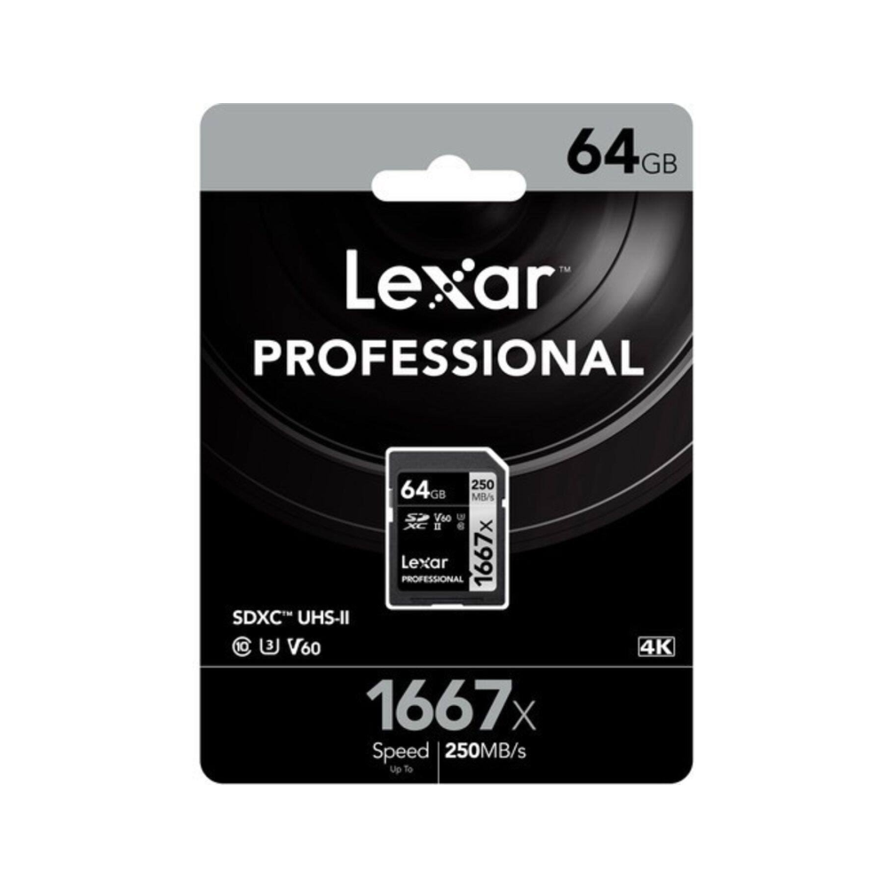 Lexar 64 Gb Sdxc 1667x 250mb/s Hafıza Kartı