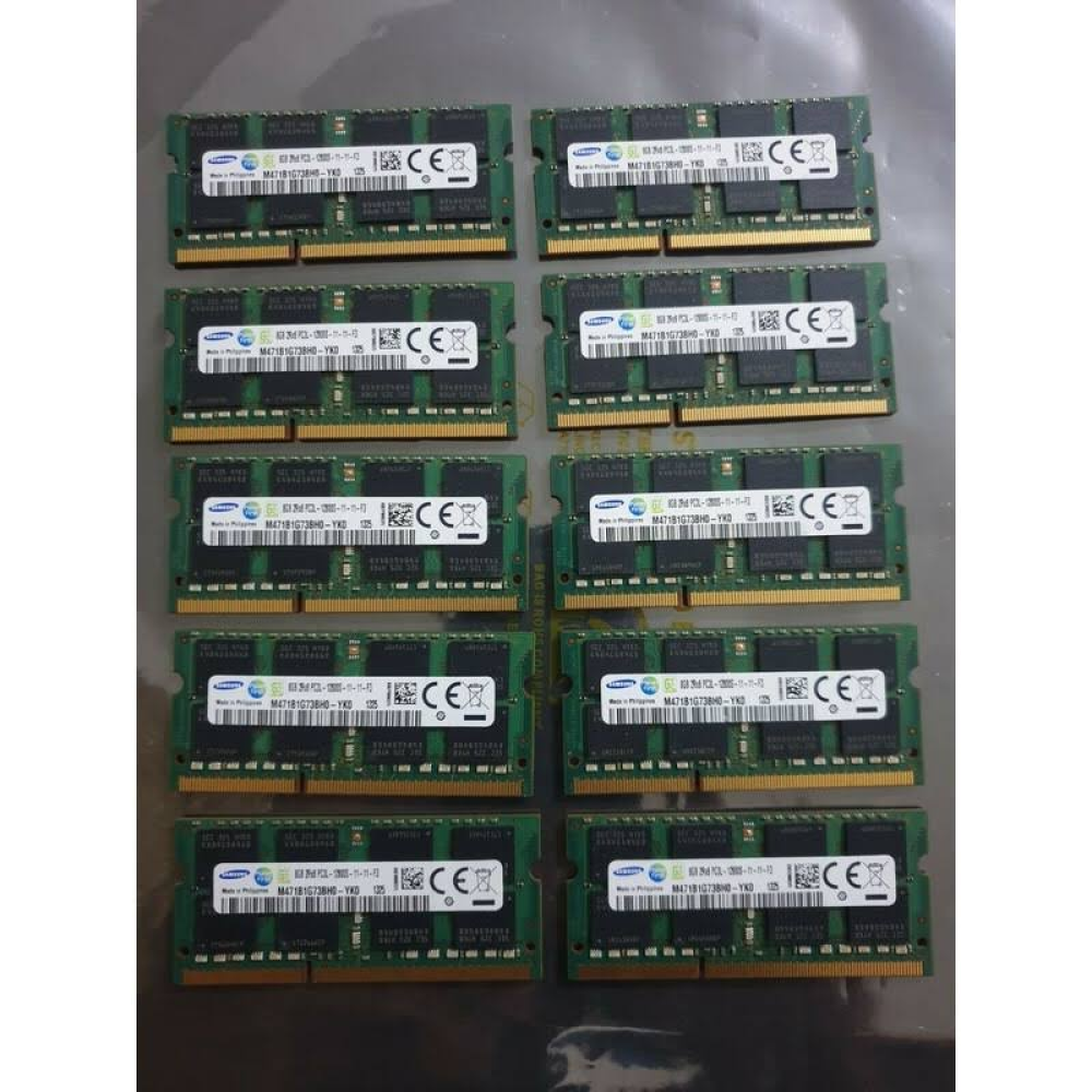 Samsung 8 Gb Pc3l Ddr3l 12800s 1600 Mhz 1.35v Notebook Ram