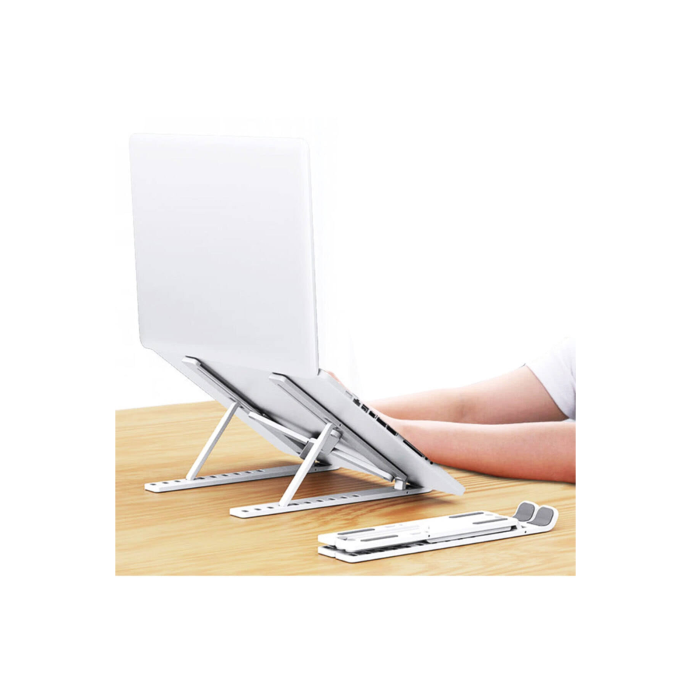Coverzone Taşınabilir Folding Alüminyum Dizüstü Bilgisayar Standı