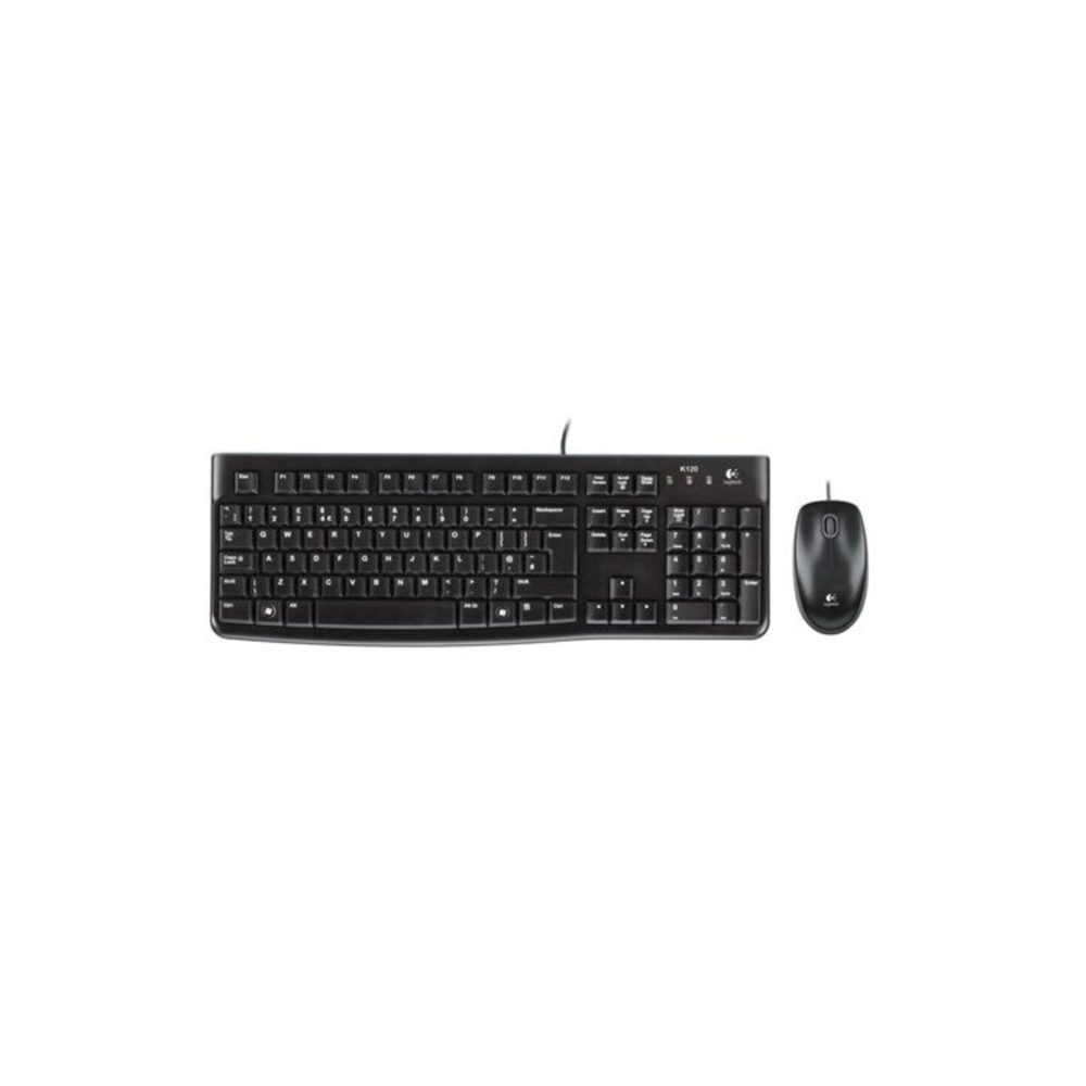 Logitech 920-002560 MK120 Siyah Q Usb Kablolu Klavye Mouse Set