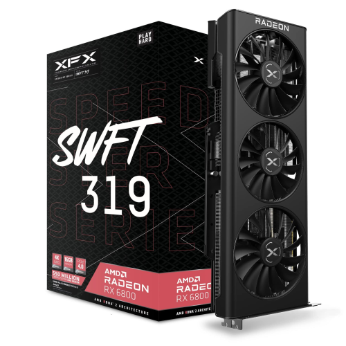Xfx Rx 6800 Speedster Swft 319 Core 16GB Gddr6 256BIT (RX-68XLAQFD9)