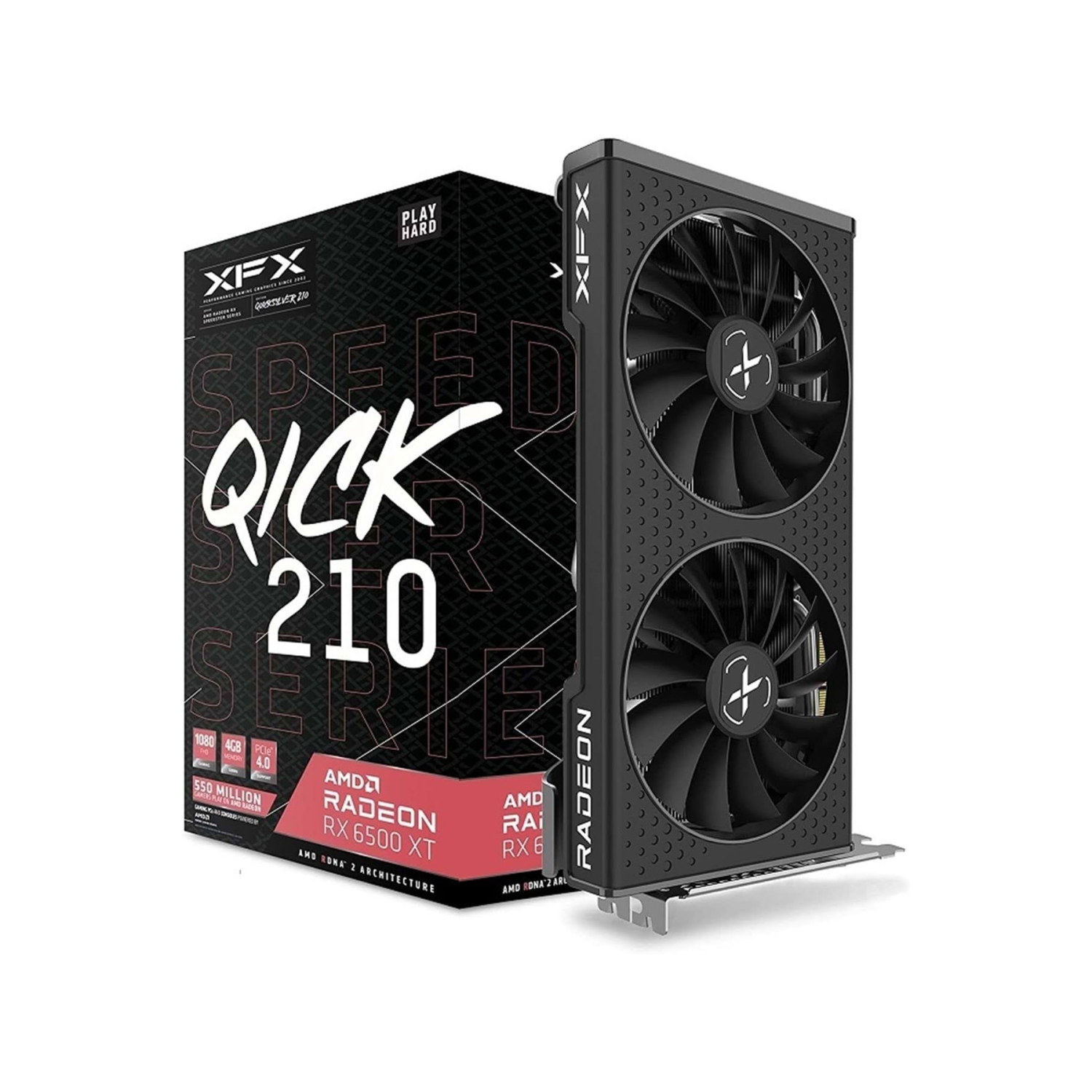 Xfx Speedster QICK 210 RX6500XT 4GB GDDR6 RX-65XT4DBDQ Ekran Kartı