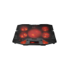 Rampage Mistral S45 Kırmızı Led 5fan Yükseklik Ayarlı Lcd Notebook Soğutucu Laptop 12/17