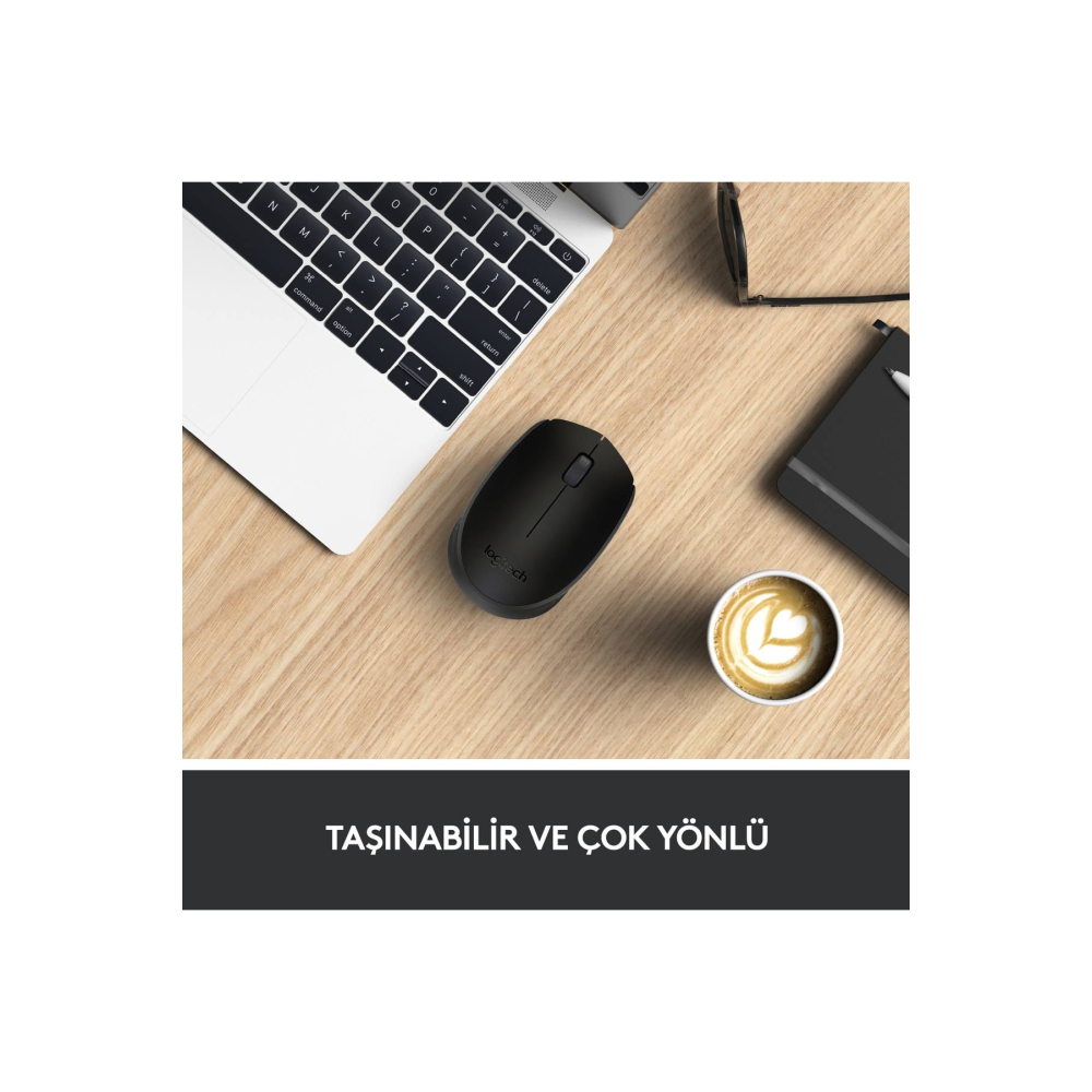 LOGITECH 910-004424 M171 Kablosuz Siyah Mouse