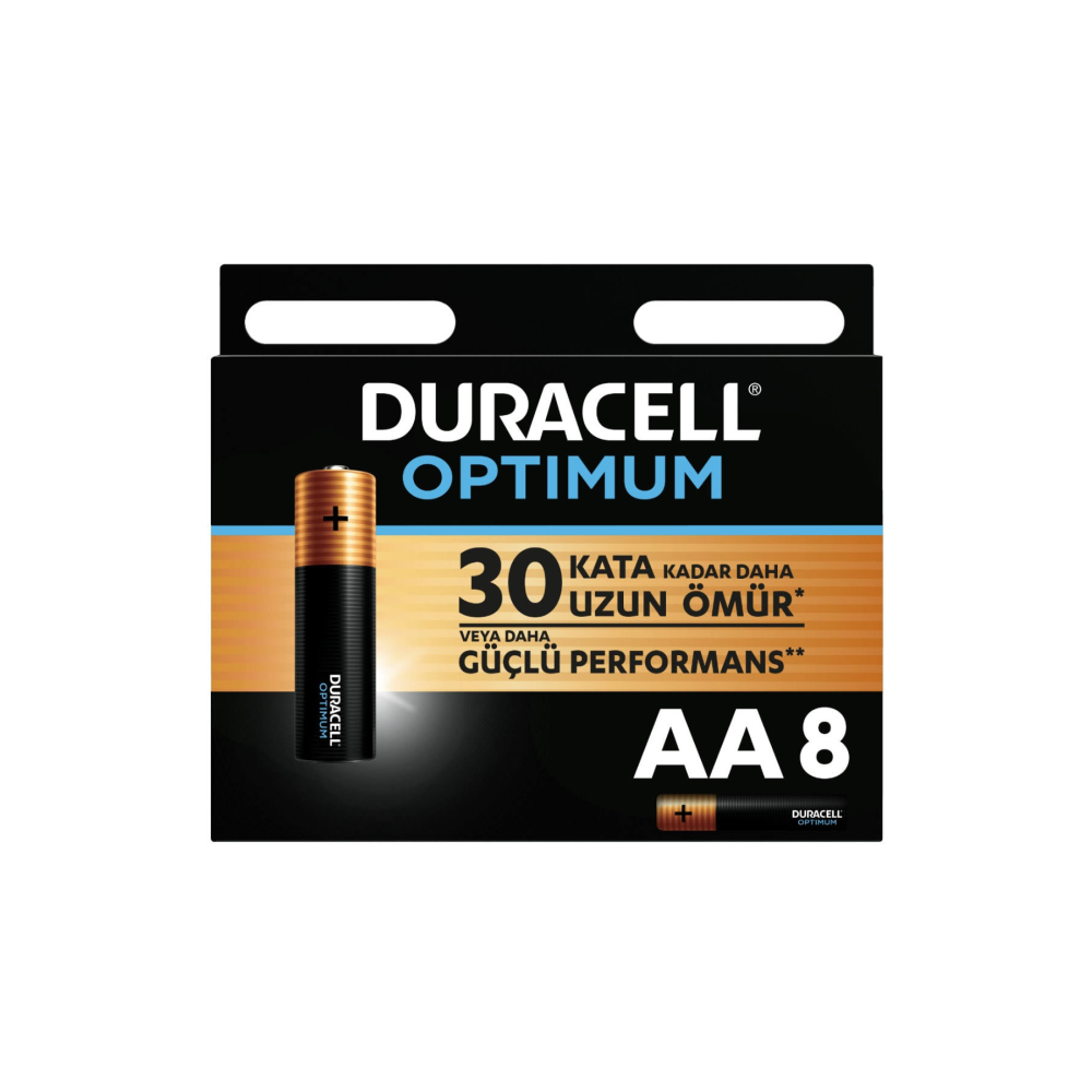 Duracell Optimum 8'li AA Kalem Pil