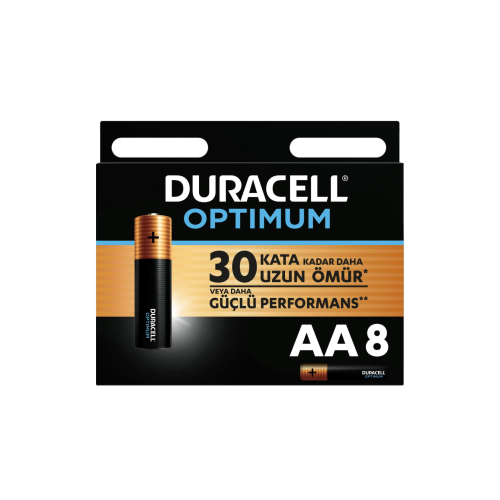 Duracell Optimum 8'li AA Kalem Pil