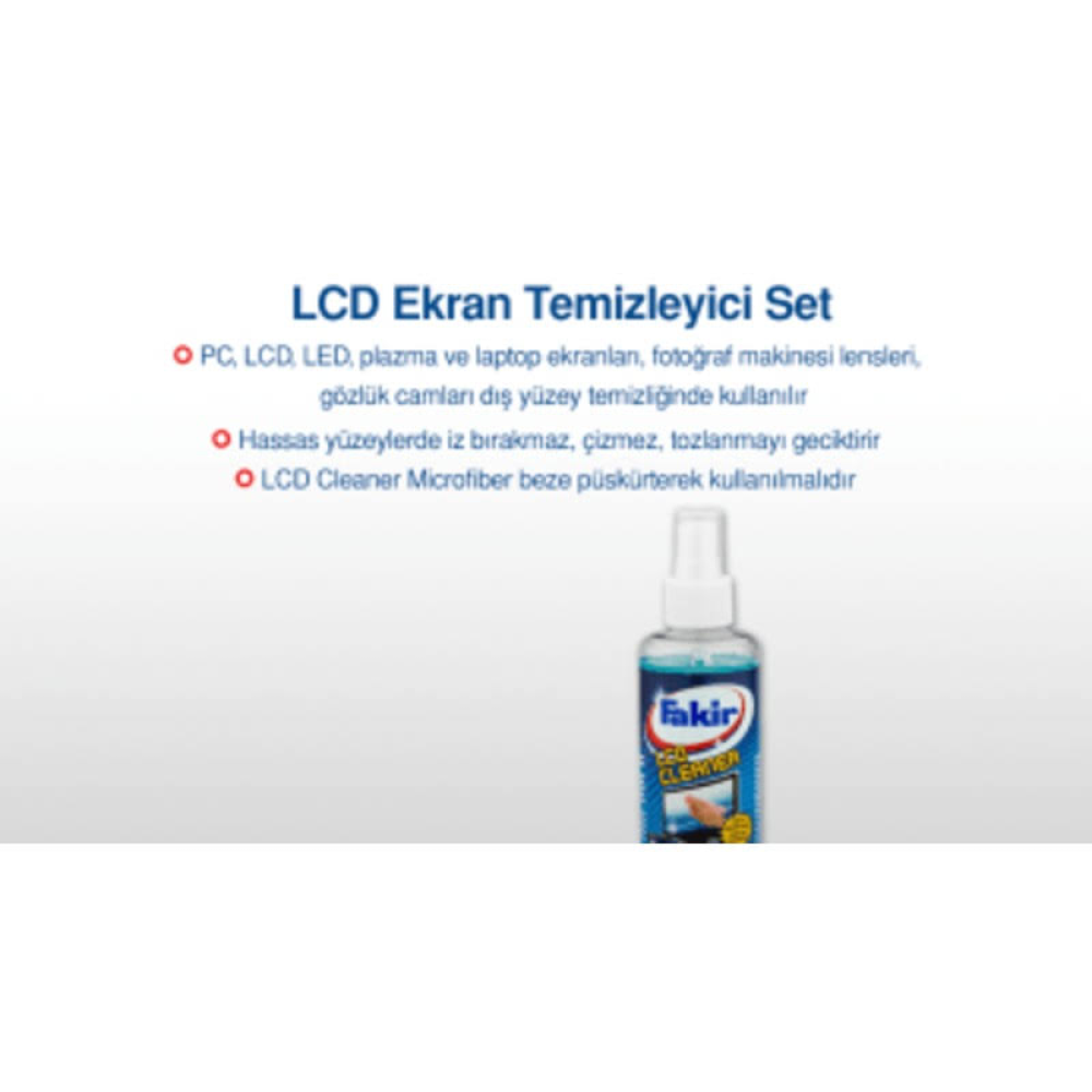 Fakir LCD Cleaner Ekran Temizleyici 225 ml