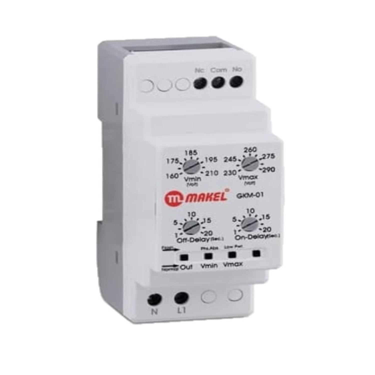 MAKEL Aşırı Ve Düşük Gerilim Koruma Rolesi Gkm-01