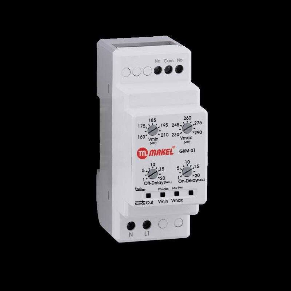 MAKEL Aşırı Ve Düşük Gerilim Koruma Rolesi Gkm-01