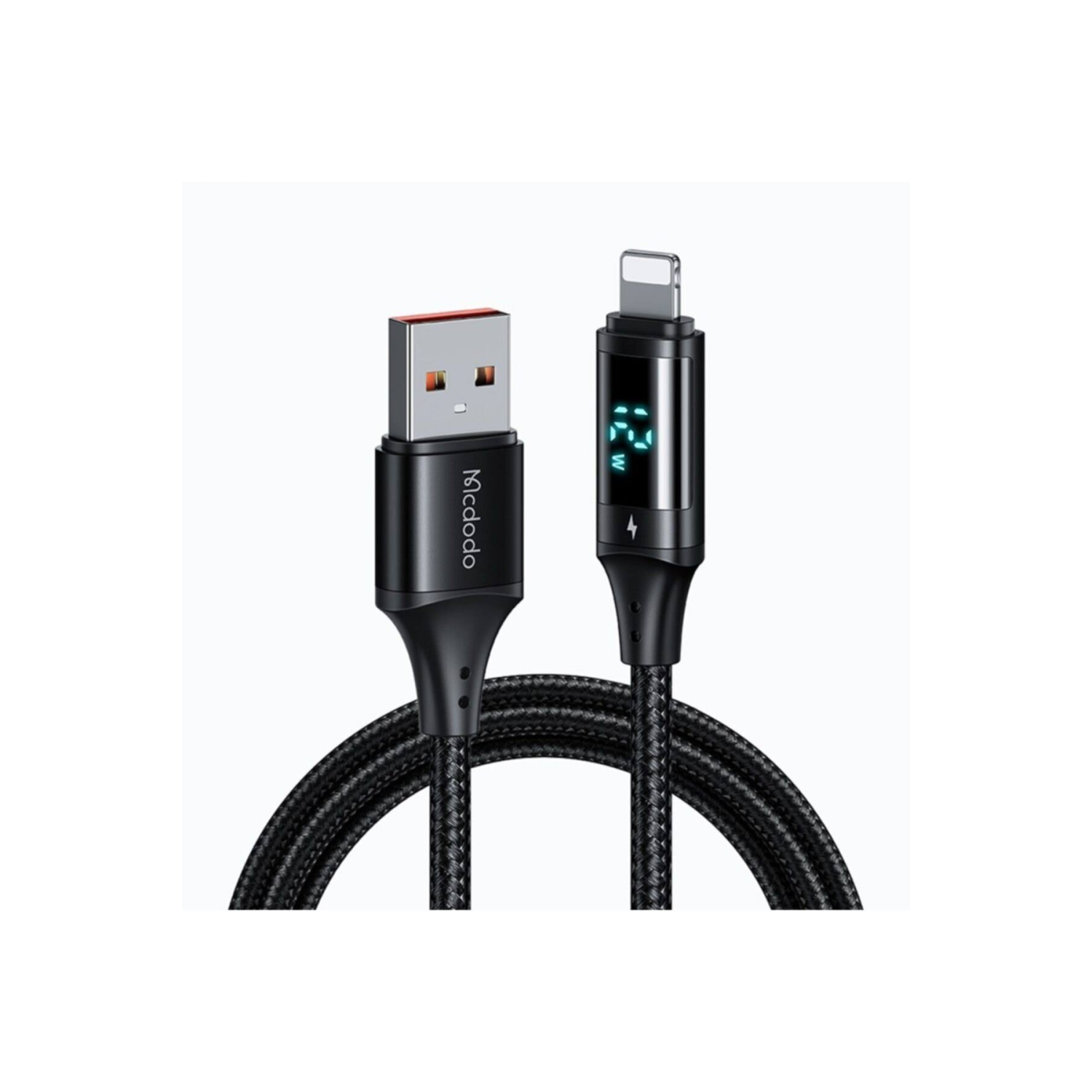 Mcdodo Dijital Iphone Hızlı Data Şarj Kablo 3a 1.2m Siyah Ca-1060