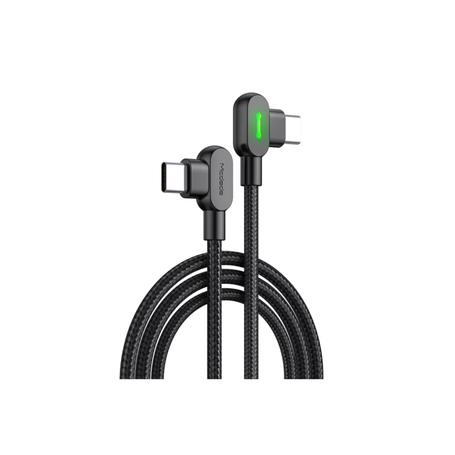 MCDODO CA-8080 TYPE-C TYPE-C PD LEDLİ DATA ŞARJ KABLOSU 1.5M SİYAH