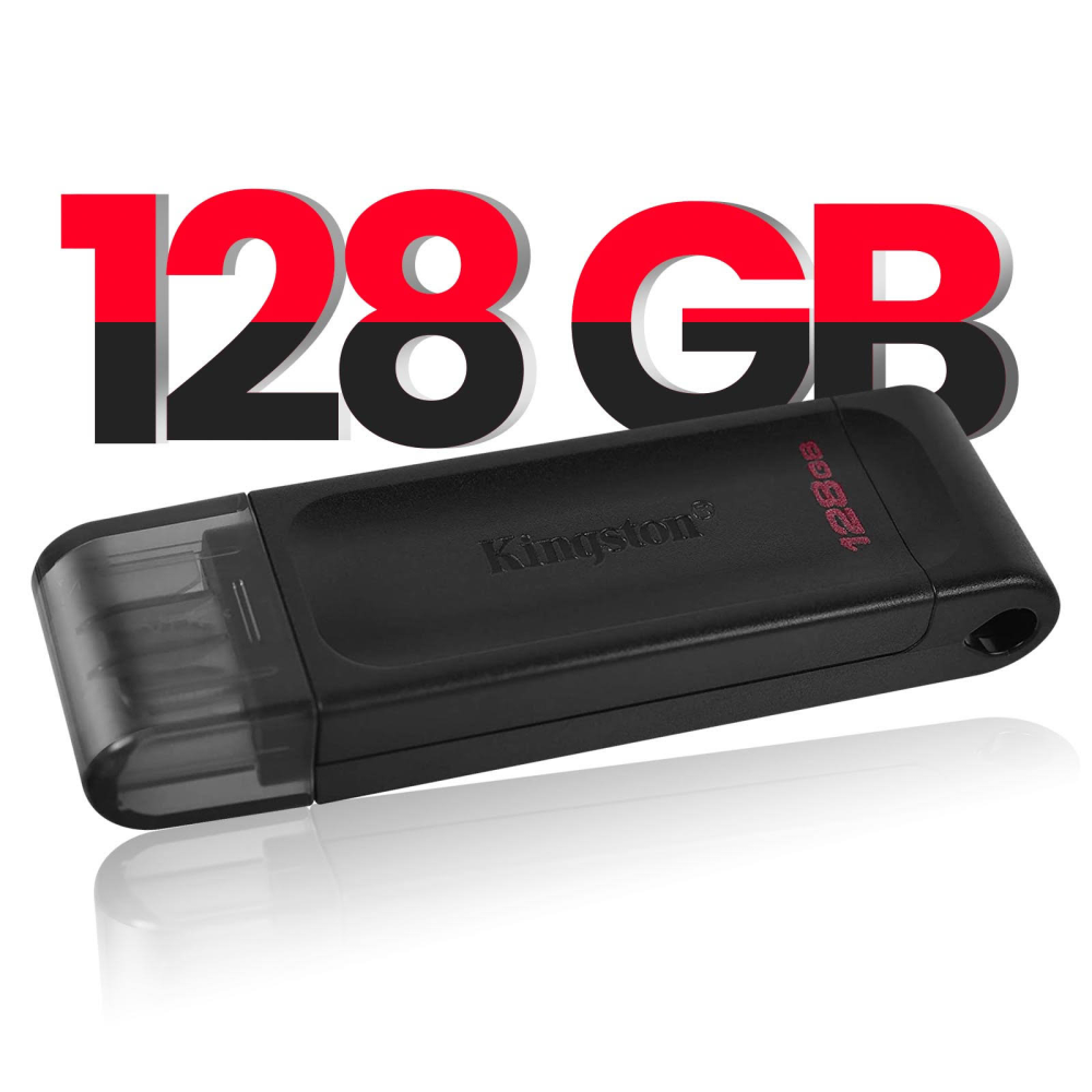 Kingston 128gb Usb-c 3.2 Gen 1 Type-c Flash Bellek Dt70/128gb