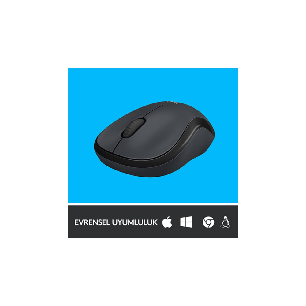 LOGITECH 910-004878 M220 Kablosuz Siyah Mouse