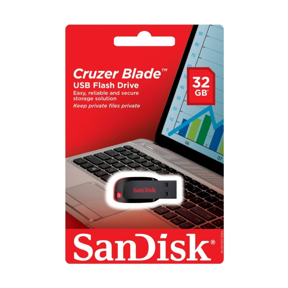 Sandisk Sdcz50-032G-B35 32Gb Usb Bellek Cruzer Blade
