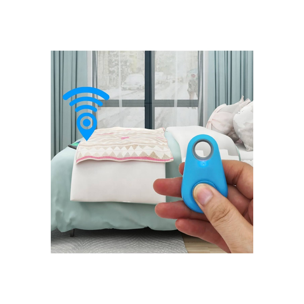 E2M Alf-01 Akıllı Mini Gps'li Bulucu Mavi - Açık Mavi