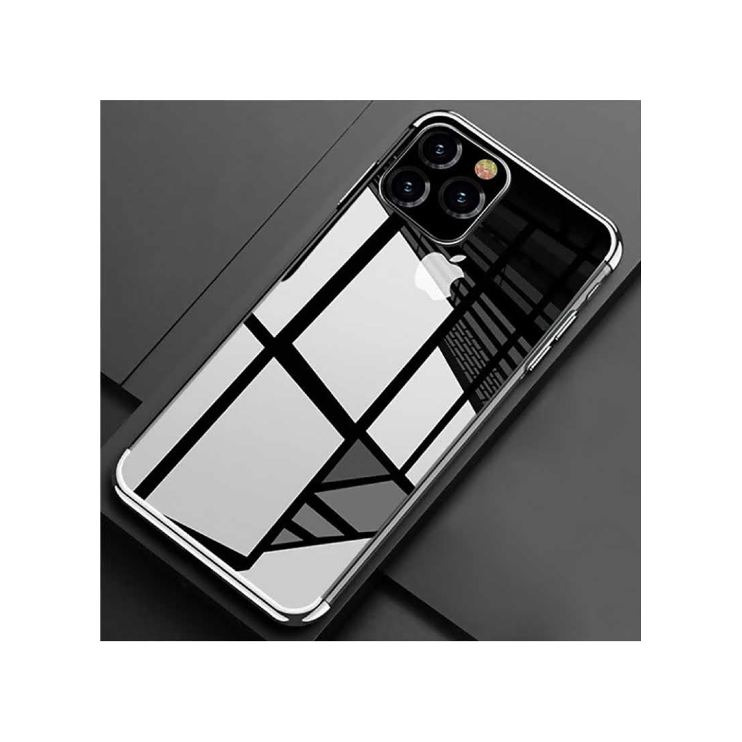 Apple Iphone 11 Pro Max Kılıf Zore Dört Köşeli Lazer Silikon