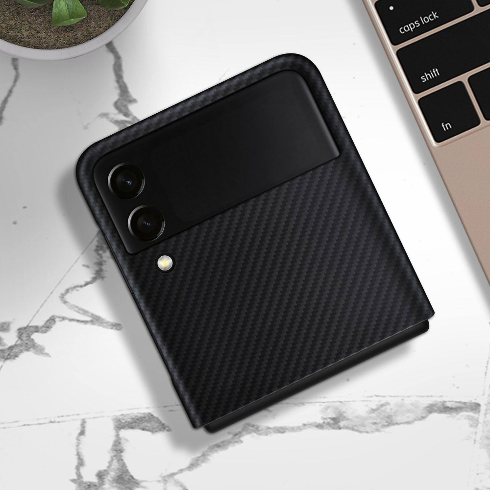 Samsung Galaxy Z Flip3 5G Aramid Kılıf Siyah