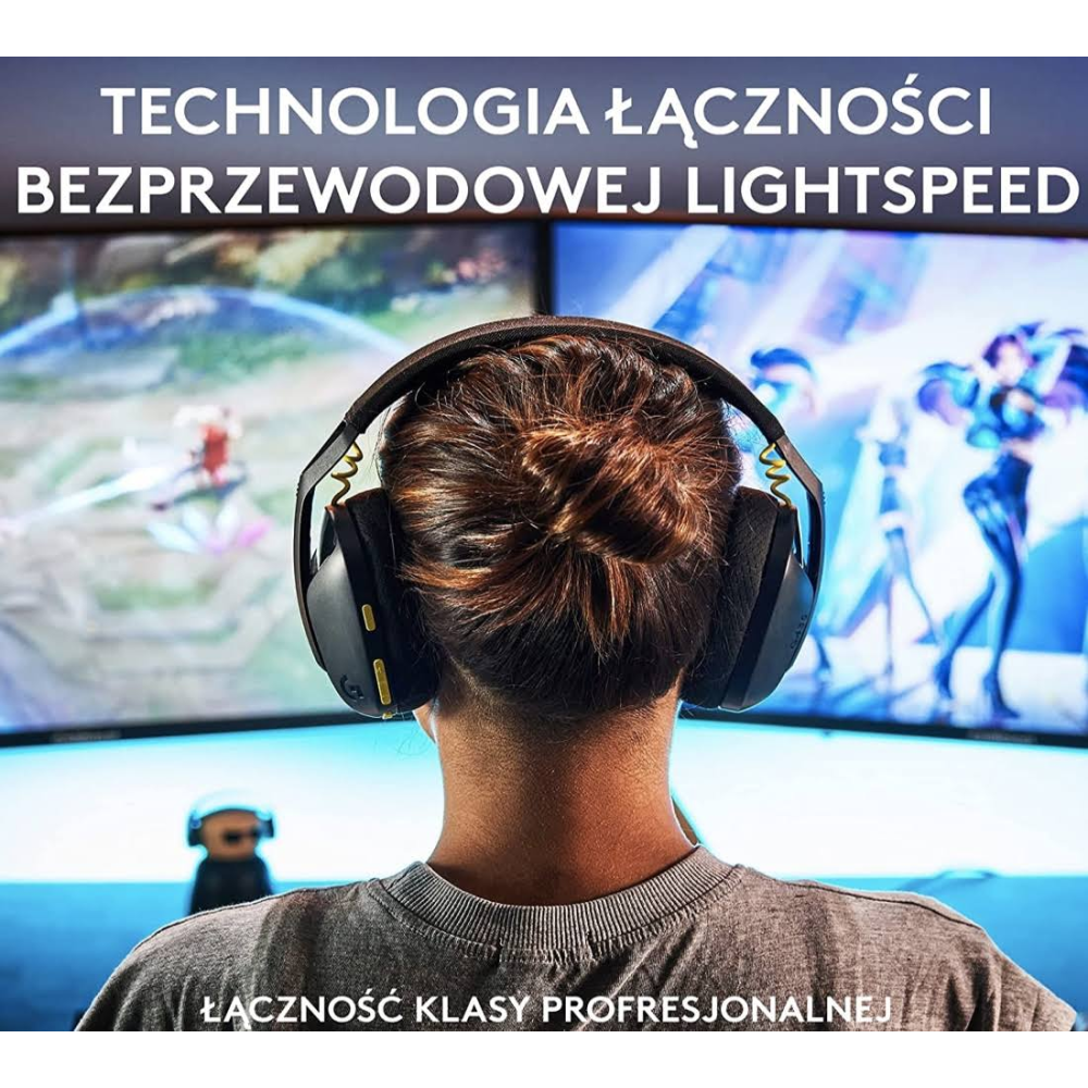Logitech G G435 LIGHTSPEED Kablosuz Oyuncu Kulaklığı - Siyah