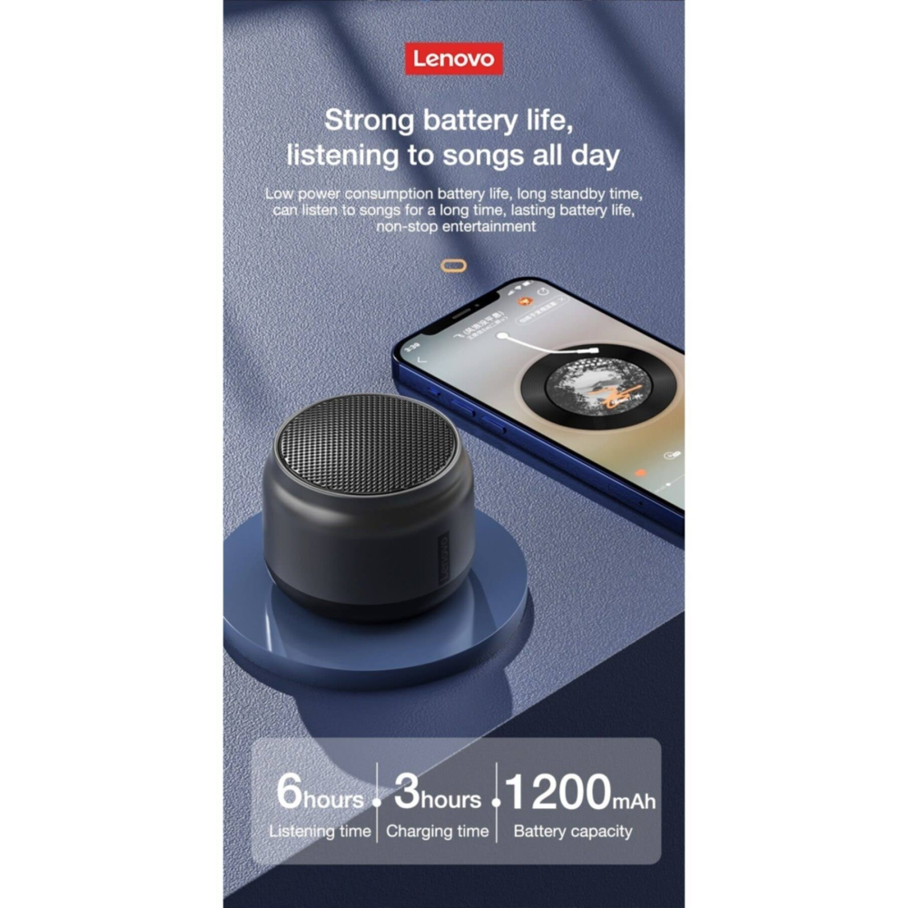 Lenovo K3 Bluetooth Hoparlör Siyah