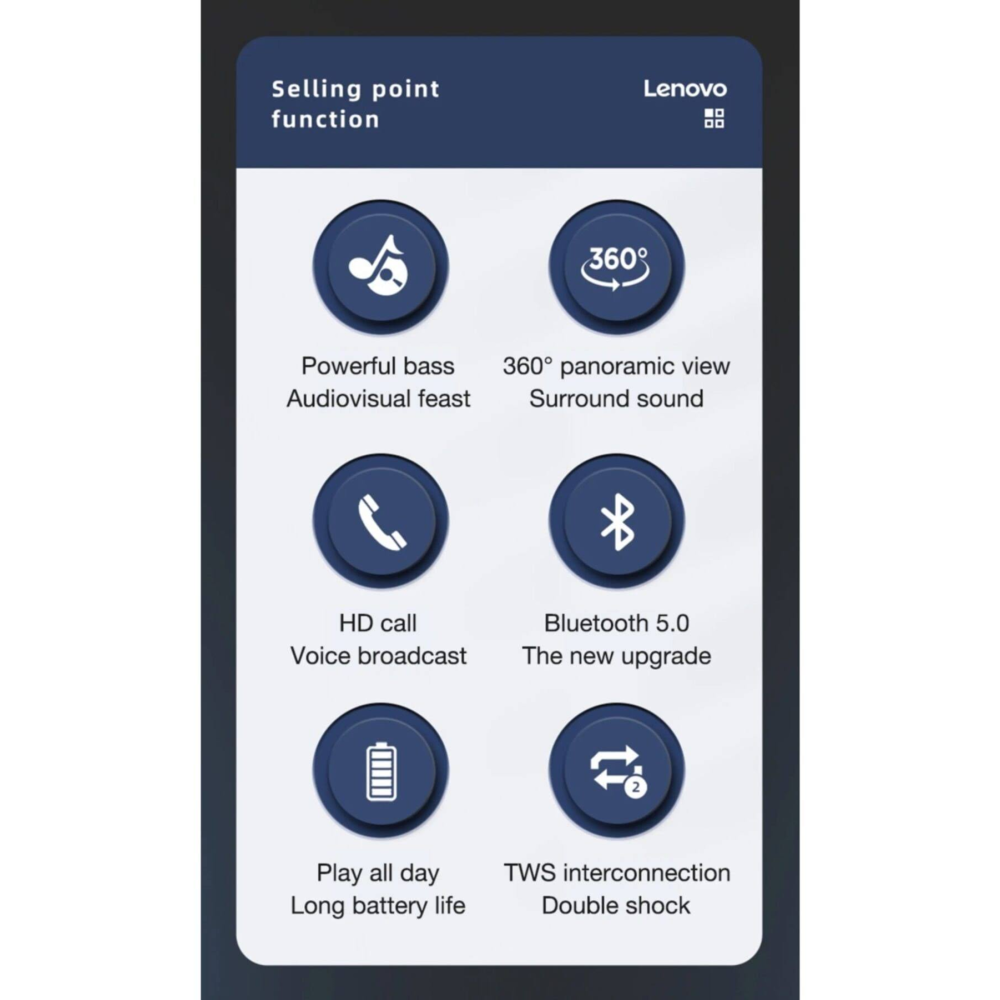 Lenovo K3 Bluetooth Hoparlör Siyah
