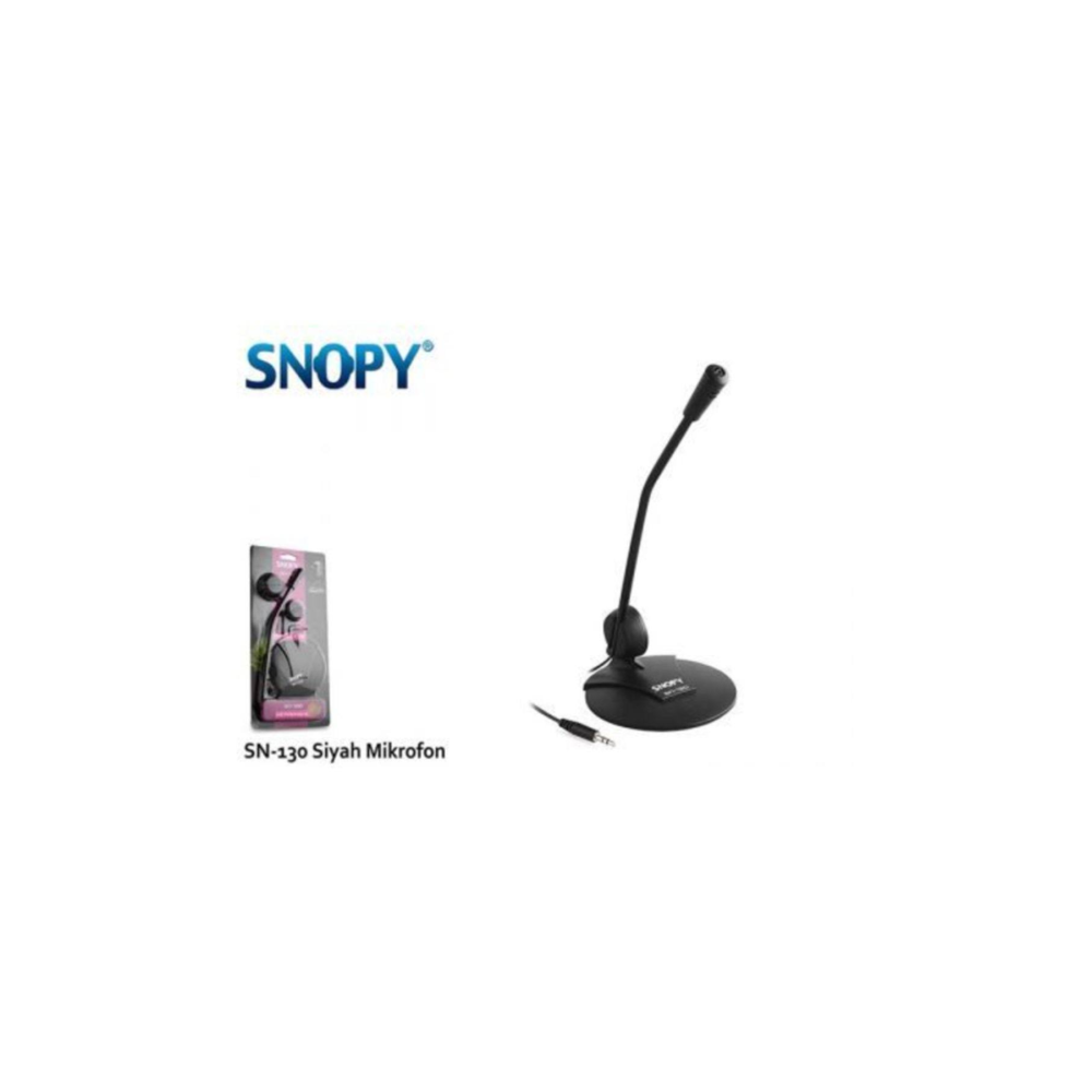 SNOPY SN-130 SIYAH MIKROFON