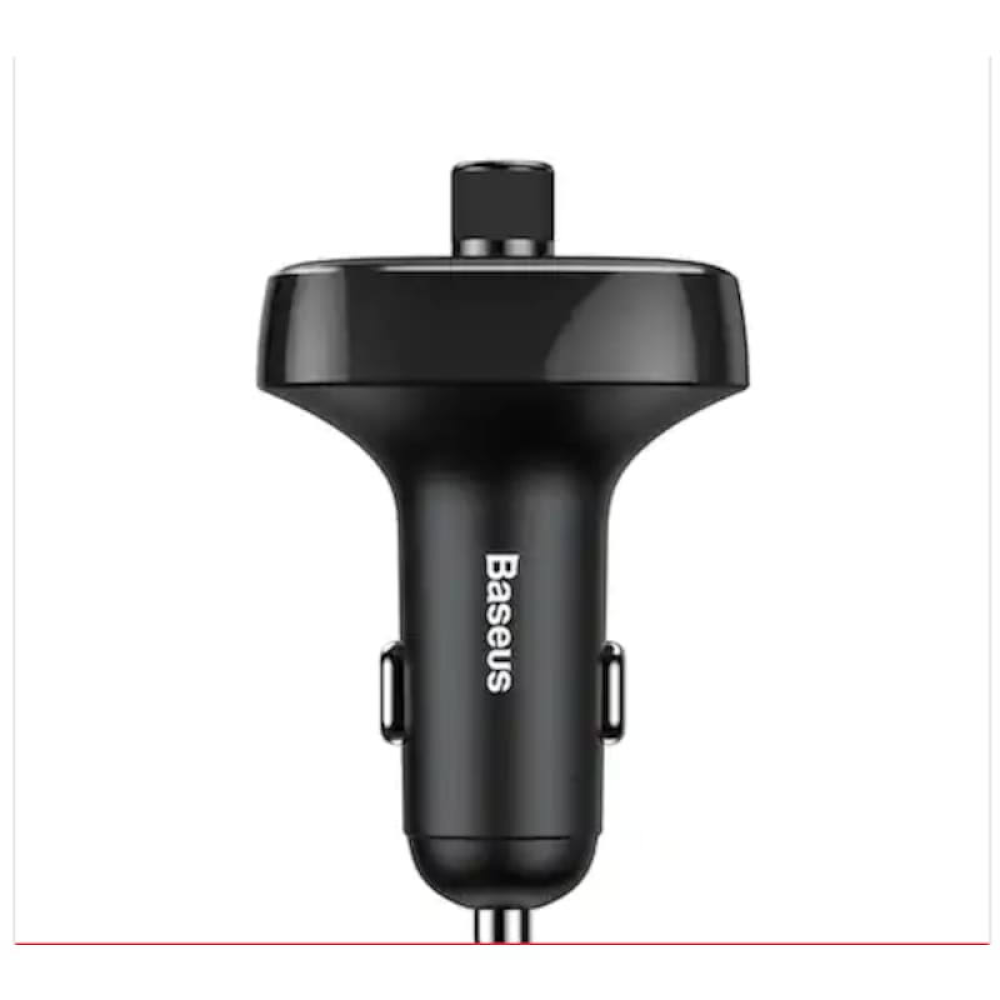 Baseus T Typed S-09 Bluetooth Fm Transmitter Çift Usb Araç Şarj