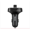 Baseus T Typed S-09 Bluetooth Fm Transmitter Çift Usb Araç Şarj
