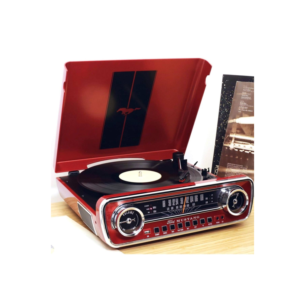 ION MUSTANG LP 4-in-1 Müzik Sistemi Pikap Kırmızı