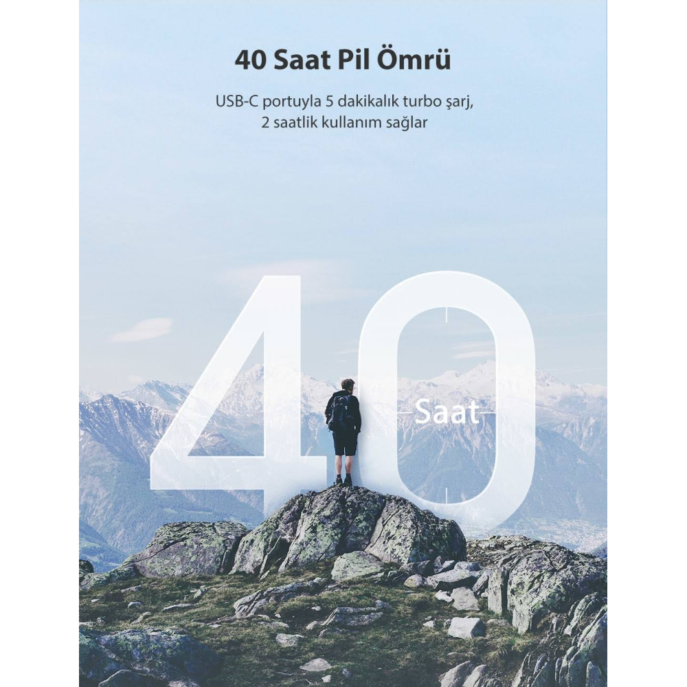 TAOTRONICS TT-BH085 SoundSurge 85 Aktif Gürültü Engelleyici ANC Bluetooth 5.0 Kulaklık