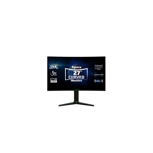 Aryond A27 V1.2 27 İnç Fhd 1920x1080 240 Hz 1 Ms İnce Çerveve Hoparlörlü Curved Oyuncu Monitörü