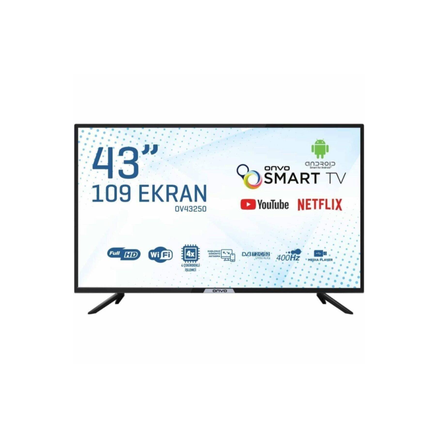 Onvo Ov43250 109 Ekran Full Hd Smart Led Tv