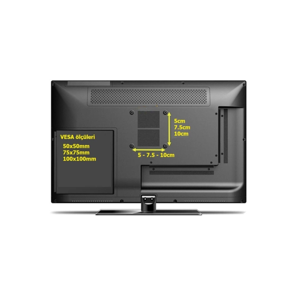 Etivizyon WM-03 Hareketli Tv Askı Aparatı iki kollu 17