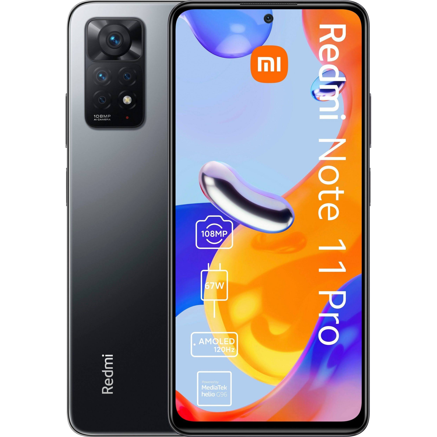 Xiaomi Redmi Note 11 Pro 128 GB 8 GB Gri