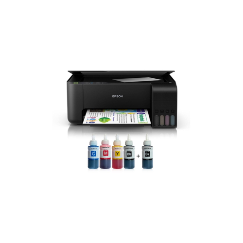 Epson Tanklı L3110 Photoink Mürekkepli Yazıcı 4 Renk Bitmeyen Kartuşlu